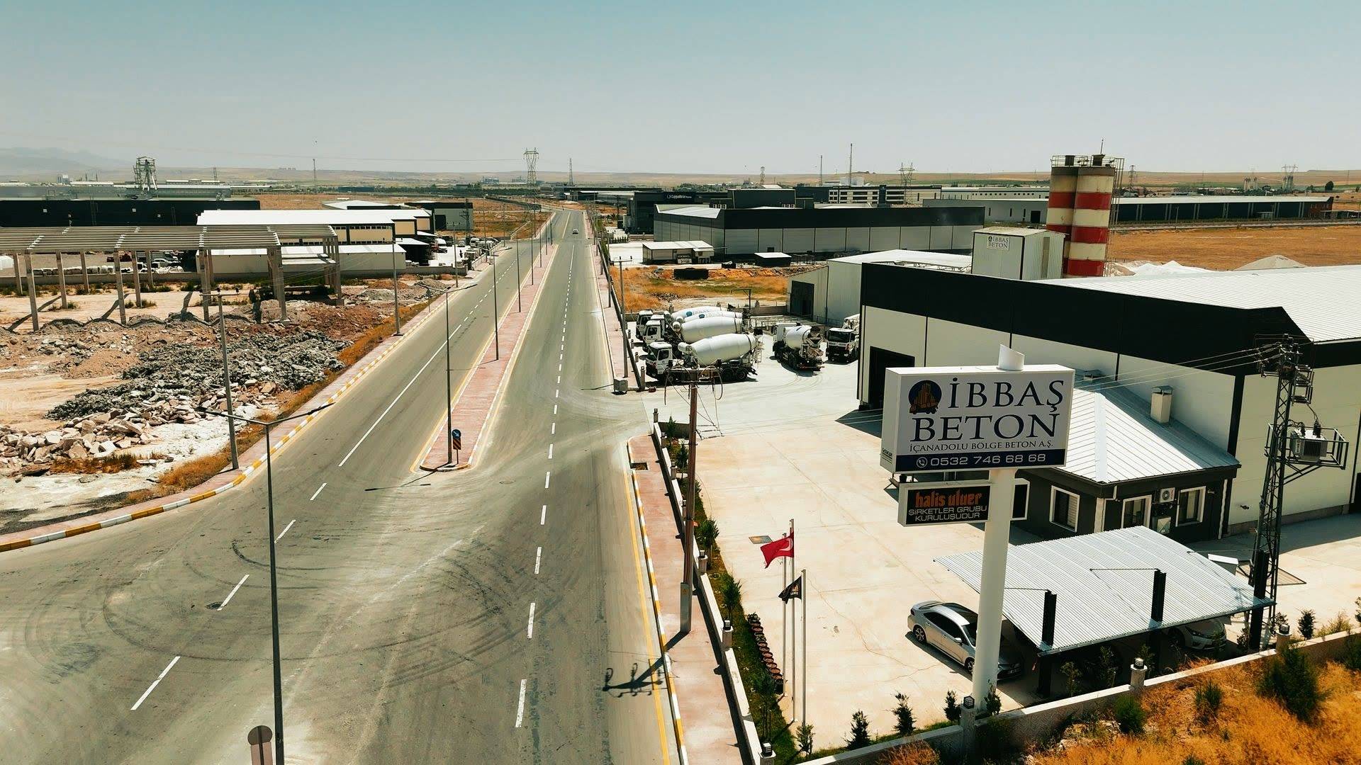 İBBAŞ tesis girişi ve idari bina